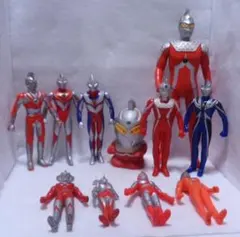 ウルトラマン フィギュア ソフビ 11体セット, セブン レオ ガイア ティガ