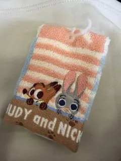 【新品未使用】ズートピア　タオル　ハンカチ　ジュディホップス　ニックワイルド