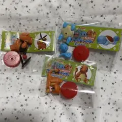 チョコエッグ　ポケットモンスター　旅立ちの3匹 ポカブ　ヒトカゲ　ゼニガメ