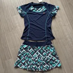 エレッセ レディーステニスウェア ゲームシャツ＆スコート Mサイズ セット