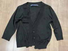 Ray beams 黒 カーディガン 七分袖