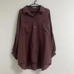 値下げしました。美品　FUN ロングシャツ