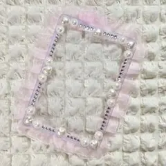 【A331】硬質ケースデコ b7サイズ ピンク