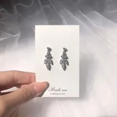 【Bride me】結婚式アクセサリー イヤリングZP-68