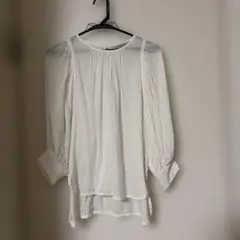 ヤマダヤ　福袋　TORRAZO DONNA インド綿ブラウス　白　パフスリーブのサムネイル