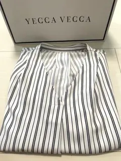 【美品】イェッカヴェッカ　トップス　ストライプ柄　シャツ　ブラウス