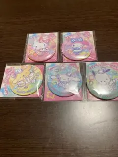 セブンイレブン　サンリオ　缶ミラー　全5種コンプセット