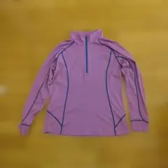 MIZUNO　ミズノアウトドア　ハーフジップ　長袖シャツ　レディースM