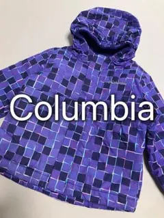 コロンビア　Columbia スノーボードウェア スキーウェア　紫　美品　110