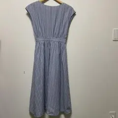 NATURAL BEAUTY BASIC S ストライプワンピース