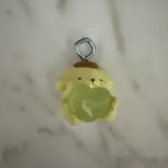 ポムポムプリン ハートチャーム キーホルダー