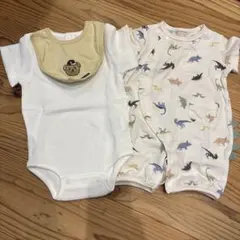 新品 petit main ロンパース セット