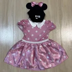 【美品】H&M ミニーマウス コスチューム セット コスプレ 90サイズのサムネイル