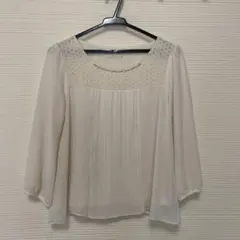 any sis カットソー　サイズ2 アイボリー　セレモニー用