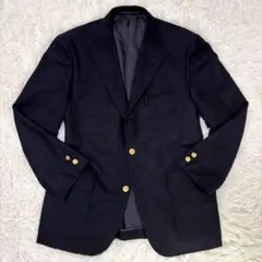 【極美品】2XLサイズ J.PRESS 金ボタン パイピング赤 紺ブレ ネイビー