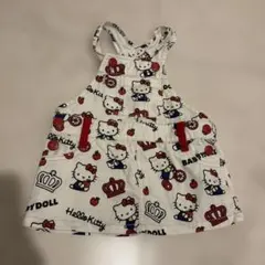 BABYDOLL Hello Kitty オーバーオール 80