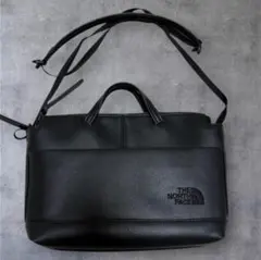 【美品】THE NORTH FACE レザー ショルダーバッグ ブラック2WAY