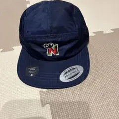 紫歯茎　コビコビキャップ　ネイビー