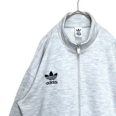 【ビッグサイズ‼️】デサント adidas ファイヤーバードジャージ グレー 古着