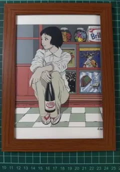 江口寿史:街角彼女 ポストカードD