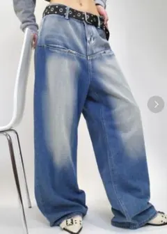 スラッシュポケット ワイドデニムパンツ GYDA EMODA GRL好きな方も