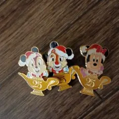 25周年記念キャラクターピンバッジ3個セット