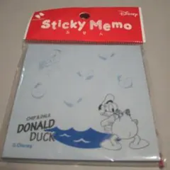 ディズニー チップ&デール ドナルドダック スティッキーメモ 付箋