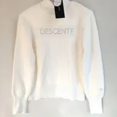 Z32、新品レディース、ゴルフ、デサント ホワイト セーター 定価44000円