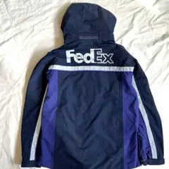 FedEx マウテンパーカー ブルゾン リフレクター USA企業ロゴ
