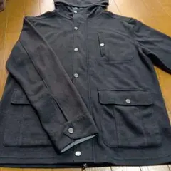 フード付黒のジャケット　メンズ　LL