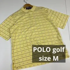 POLO golf ポロゴルフ　ポロシャツ　総柄　90's オールド　古着女子