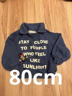 Disney ネイビー トレーナー 1/2 years