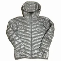 美品　00s old UNIQLO ダウン　フード　パーカー　y2k シルバー