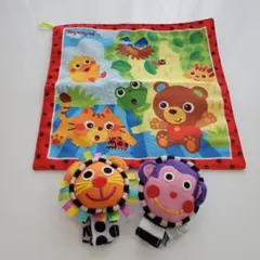 Toyroyal Sassy ベビーおもちゃ3点セット　布絵本 知育玩具のサムネイル