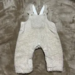 petit main フリース オーバーオール 80cm プティマイン