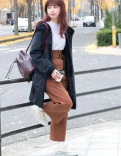 URBAN RESEARCH ROSSOフェイクムートンコート　ネイビー