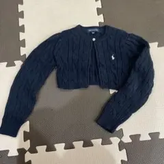 美品✨ラルフローレン　ショート丈カーディガン　110センチ　ボレロ