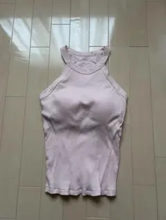 UNIQLO ピンク ホルターネックブラタンクトップ