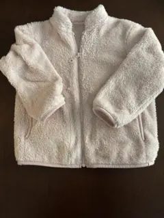 ユニクロ　フリースジャケット 100cm ライトピンク