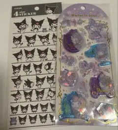 【正規品】クロミ 4サイズステッカー　ウォーターインシール