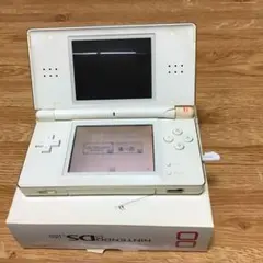 【ジャンク品】ニンテンドーDS Lite ホワイト 本体 箱付、ポーチ付き