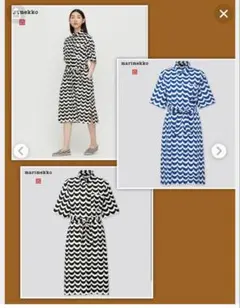 marimekko ×UNIQLO 海外限定　日本未発売　シャツワンピース
