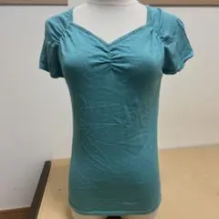 値下げ！【アーヴェヴェ】Tシャツ カットソー プルオーバー 水色　サイズ42のサムネイル