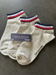 男女兼用 3足セット23-27cm トミー ヒルフィガー 靴下ソックス