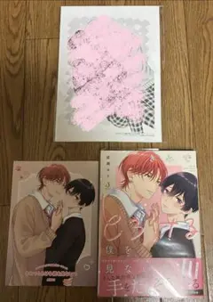 成瀬ヨリ『きみでとろける僕を見ないで』コミコミリーフレット コミコミ特典ペーパー