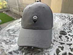 adidas グレー キャップ ゴルフボールロゴ