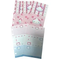 キティ 平成 2000年 キティ メモ帳 手帳 サンリオ バラ柄 5枚