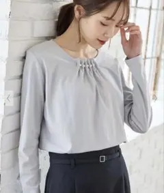 【お値下げ中】 Honeys きれいめパール使いＴ⭐︎定価2280円