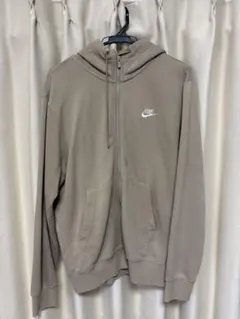 NIKE / ジップアップパーカー / ベージュ系 / M / ワンポイントロゴ