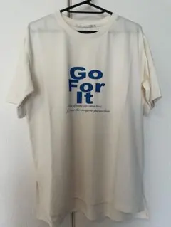 ロゴプリント 半袖Tシャツ オフホワイト